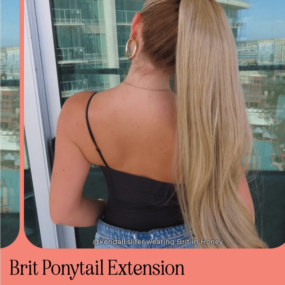 Honey Blonde Ponytail Extension